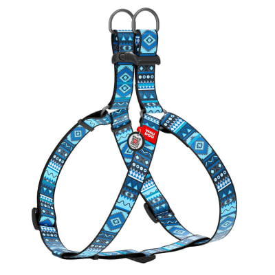 WAUDOG ARNES ETHNO BLUE - HEBILLA FASTEX - PLACA QR
