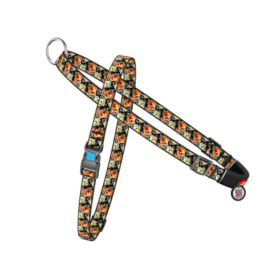 WAUDOG ARNES OVERHEAD GLAMOROUS SKULLS - HEBILLA FASTEX - PLACA QR