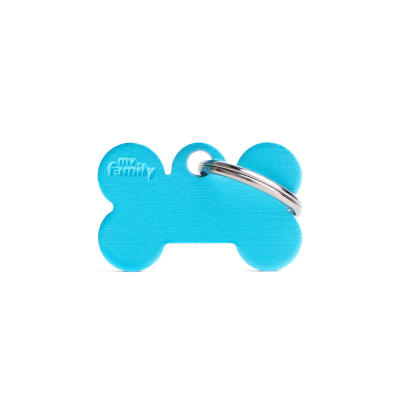 MY FAMILY PLACA ALUMINIO HUESITO LIGHT BLUE