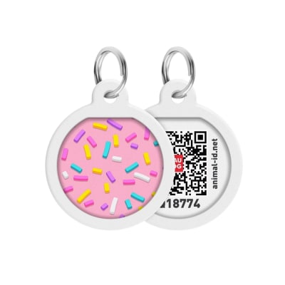 WAUDOG PLACA IDENTIFICACION SMART ID - MARSHMALLOW - APP GRATIS