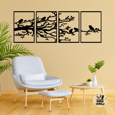 DECOR - ARBOL Y AVES