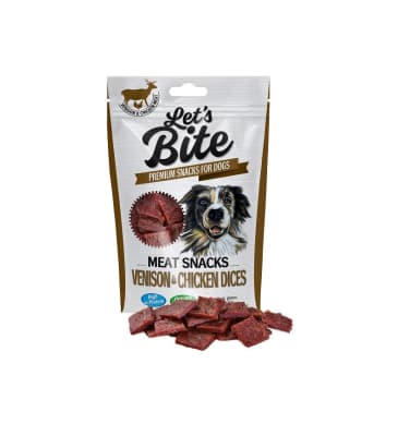 Brit Lets Bite Venison & Chicken Dices 80 gr