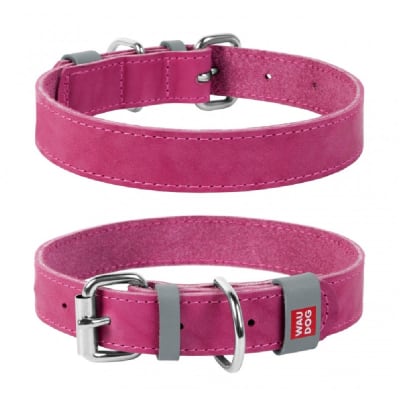 WAUDOG clásico collar rosado 