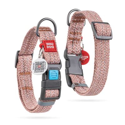 WAUDOG collar marrón algodón