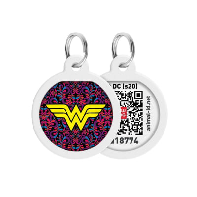 WAUDOG PLACA IDENTIFICACION SMART ID - WONDER WOMAN 3 - DC COMICS - APP GRATIS