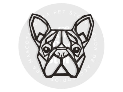 GEOMÉTRICO BULLDOG FRANCÉS 1