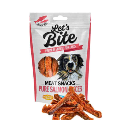 Brit Lets Bite Pure Salmon Slices 80 gr