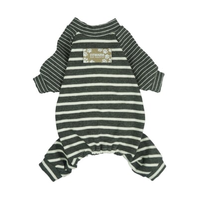 FITWARM PIJAMA RAYAS GRIS/BLANCO