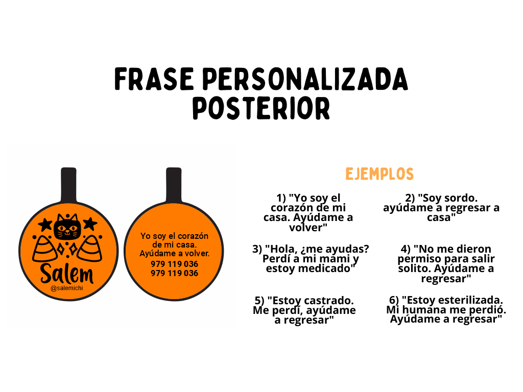 PLACA DE IDENTIFICACIÓN HALLOWEEN CÍRCULO - WITCH2