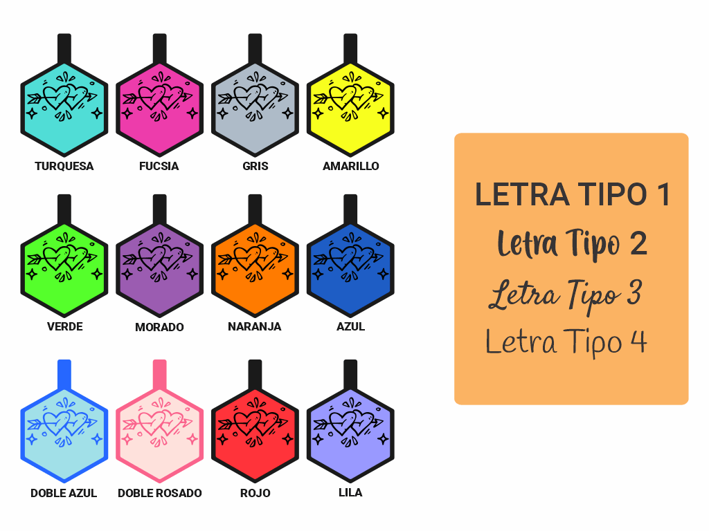 PLACA DE IDENTIFICACIÓN HEXÁGONO - FLECHADOS 2