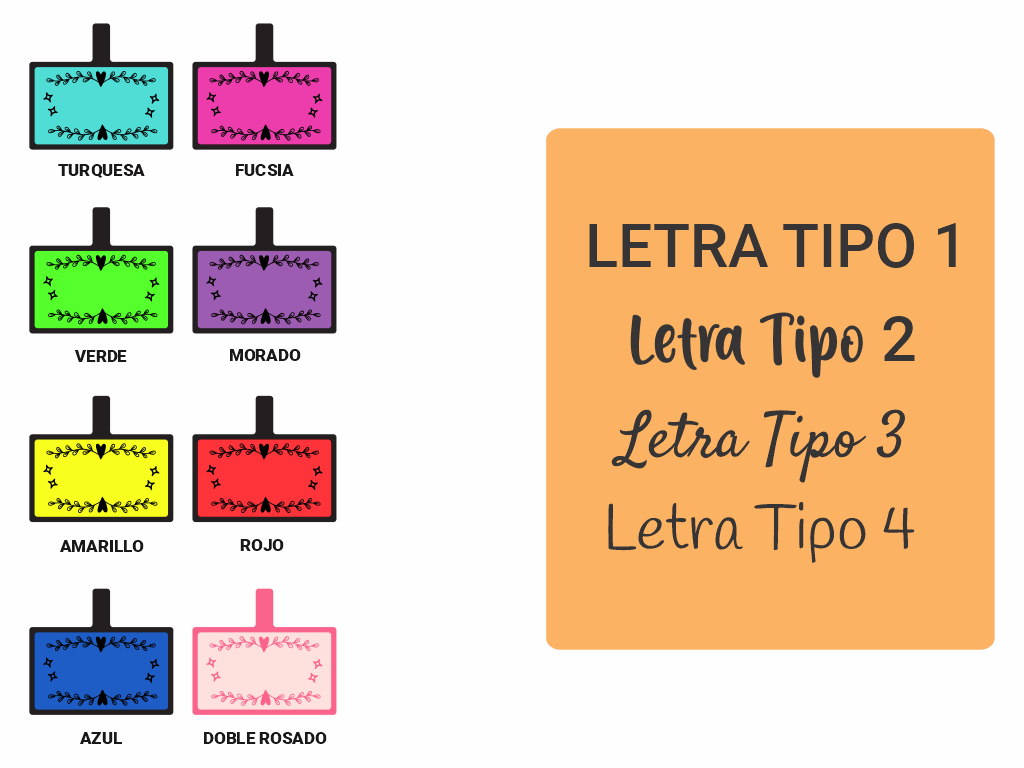 PLACA DE IDENTIFICACIÓN RECTÁNGULO - AMOROSO2