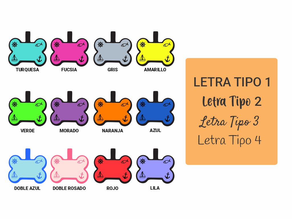 PLACA DE IDENTIFICACIÓN HUESO - NAUTICA3