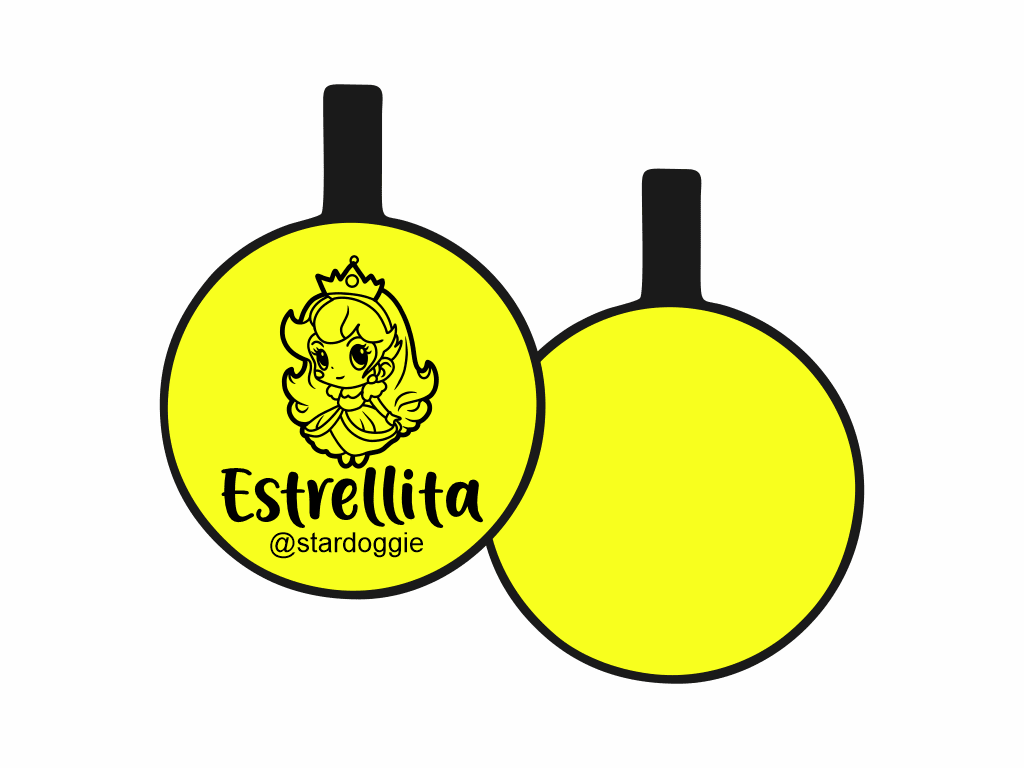 PLACA DE IDENTIFICACIÓN CIRCULO - PEACH6