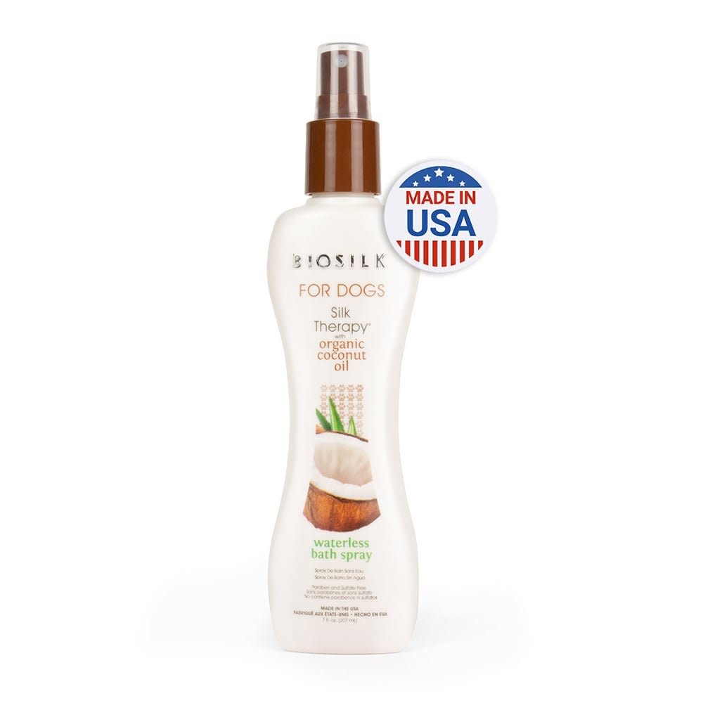 Biosilk Shampoo Sin Agua En Spray Para Cachorros - Silk Therapy With Organic Coconut Oil Spray 207ml1