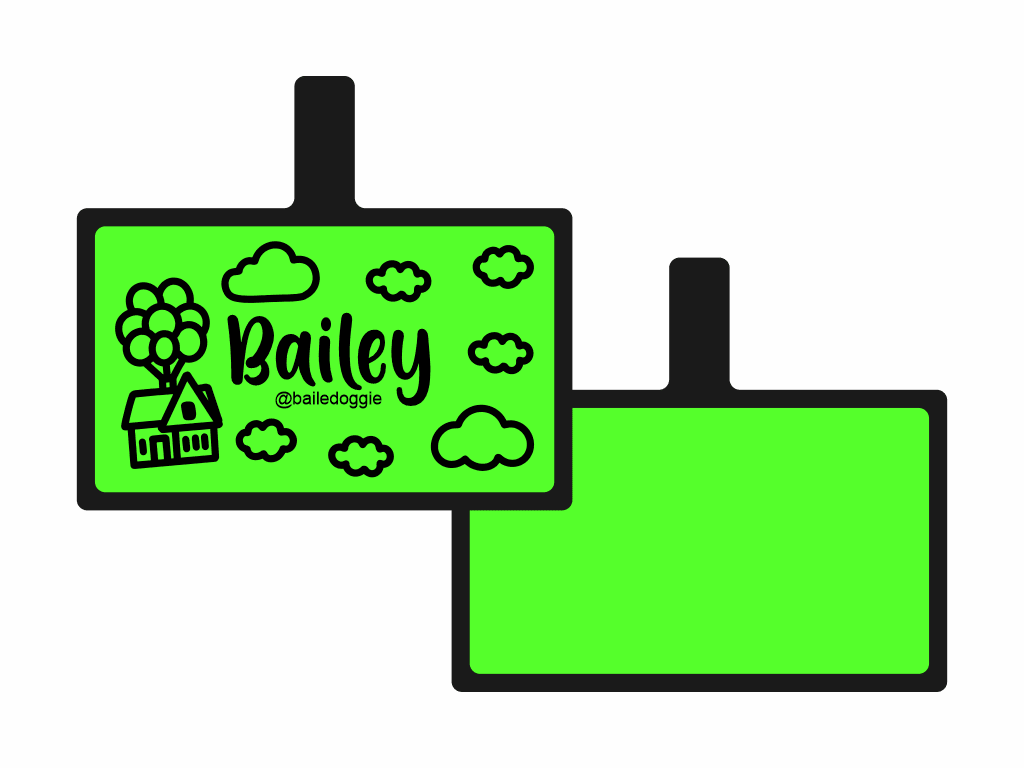 PLACA DE IDENTIFICACIÓN RECTÁNGULO - UP6