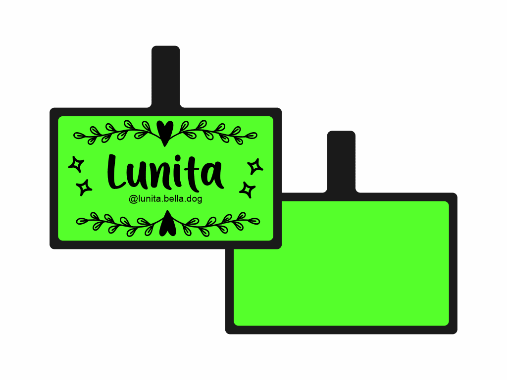 PLACA DE IDENTIFICACIÓN RECTÁNGULO - AMOROSO5