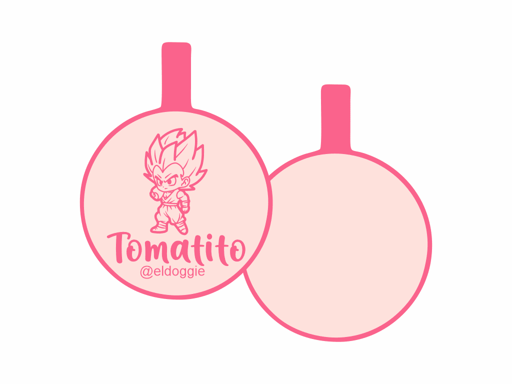 PLACA DE IDENTIFICACIÓN CIRCULO - GOGETTA13