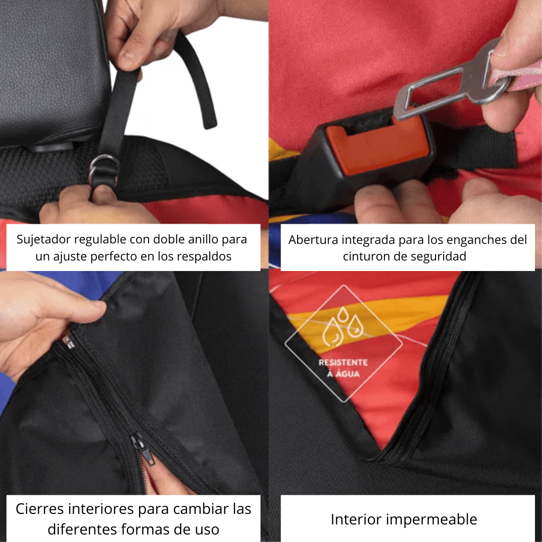 CACHORREIROS COBERTOR DE ASIENTO PARA AUTO DOGE4