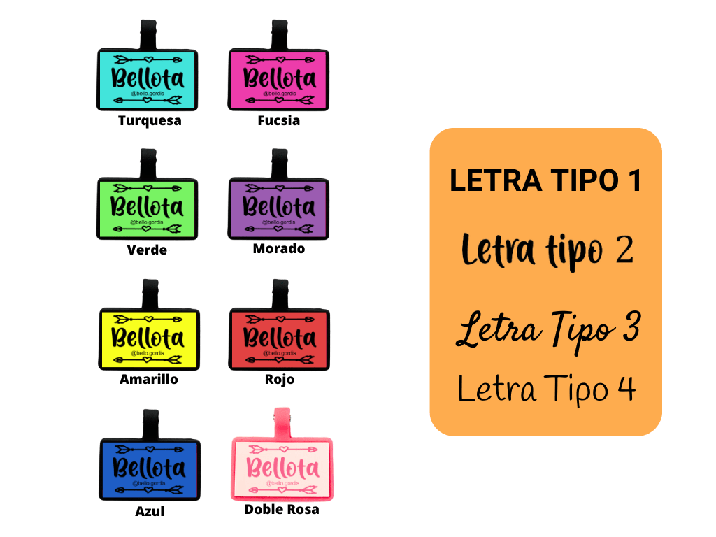 PLACA DE IDENTIFICACIÓN RECTÁNGULO - FLECHAS2