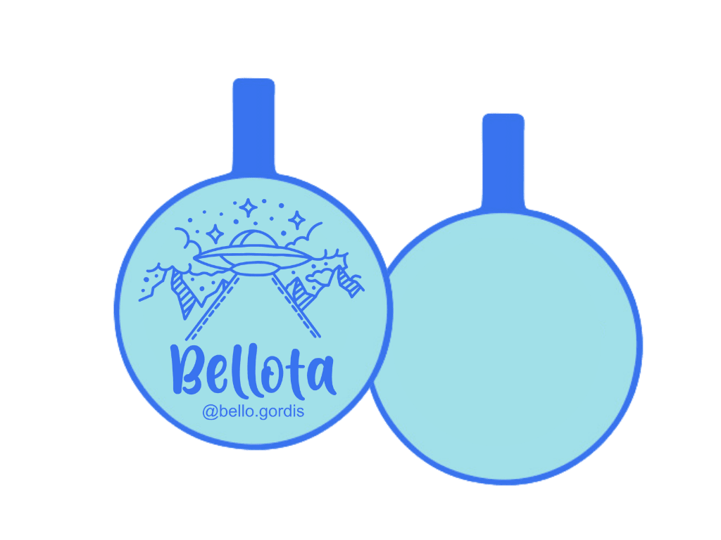 PLACA DE IDENTIFICACIÓN CIRCULO - ALIEN13