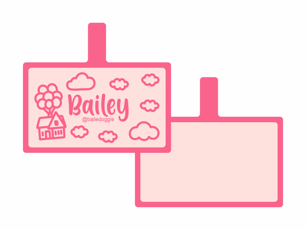 PLACA DE IDENTIFICACIÓN RECTÁNGULO - UP10