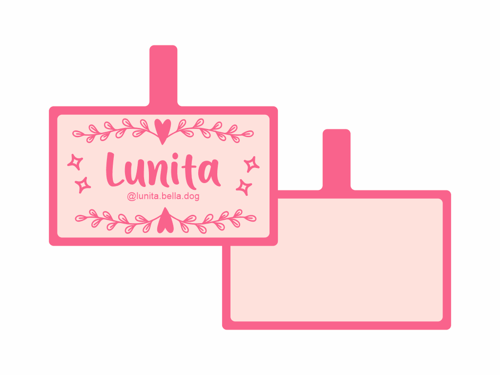 PLACA DE IDENTIFICACIÓN RECTÁNGULO - AMOROSO10