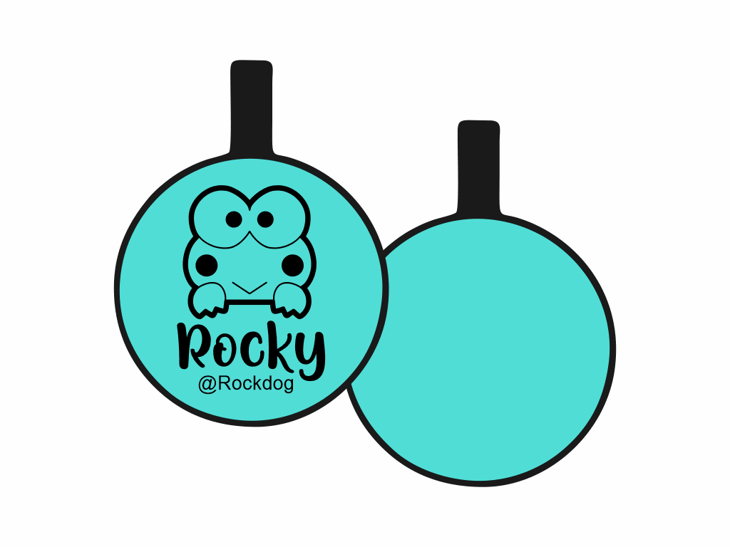 PLACA DE IDENTIFICACIÓN CIRCULO - FROOGY4