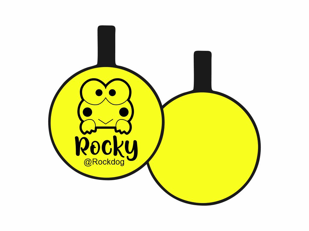 PLACA DE IDENTIFICACIÓN CIRCULO - FROOGY7