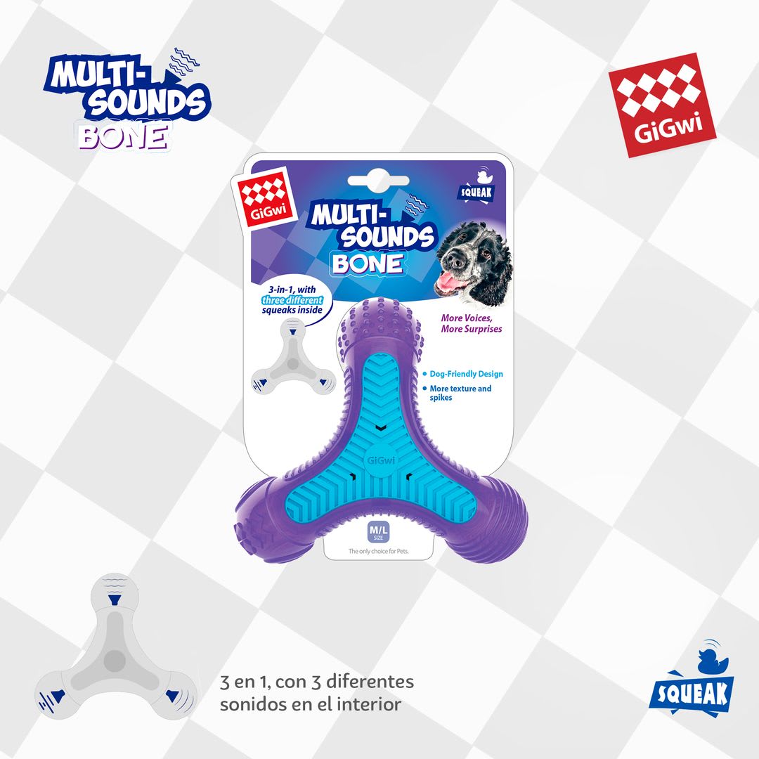 GIGWI MULTISOUND - JUGUETE CON 3 SONIDOS DIFERENTES2
