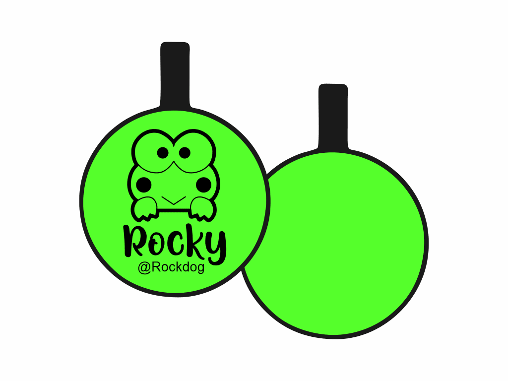 PLACA DE IDENTIFICACIÓN CIRCULO - FROOGY8