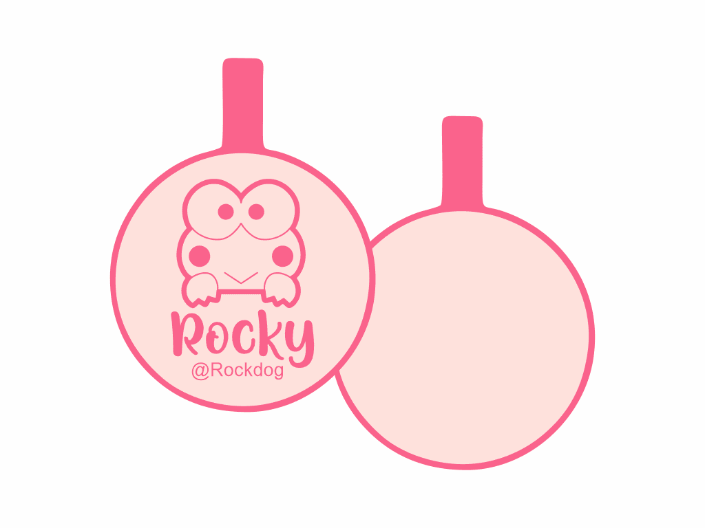 PLACA DE IDENTIFICACIÓN CIRCULO - FROOGY13