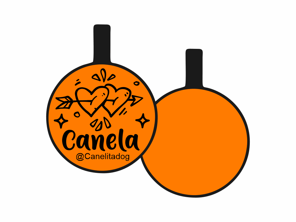 PLACA DE IDENTIFICACIÓN CIRCULO - FLECHADOS9