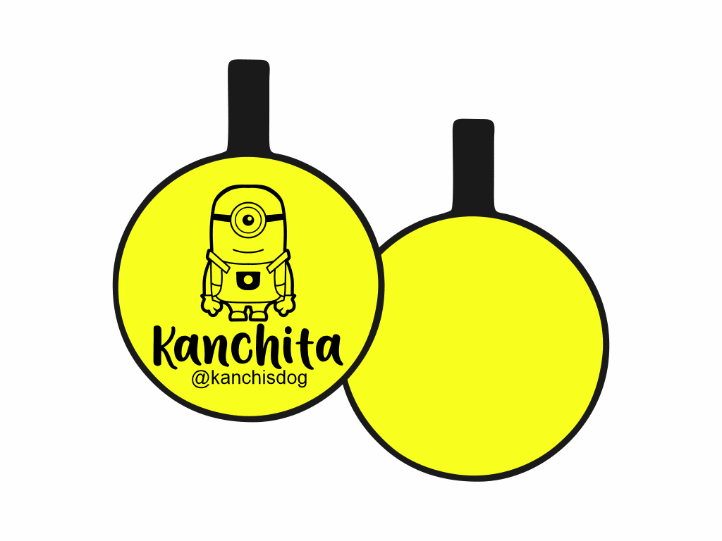 PLACA DE IDENTIFICACIÓN CIRCULO - MININ PHIL7