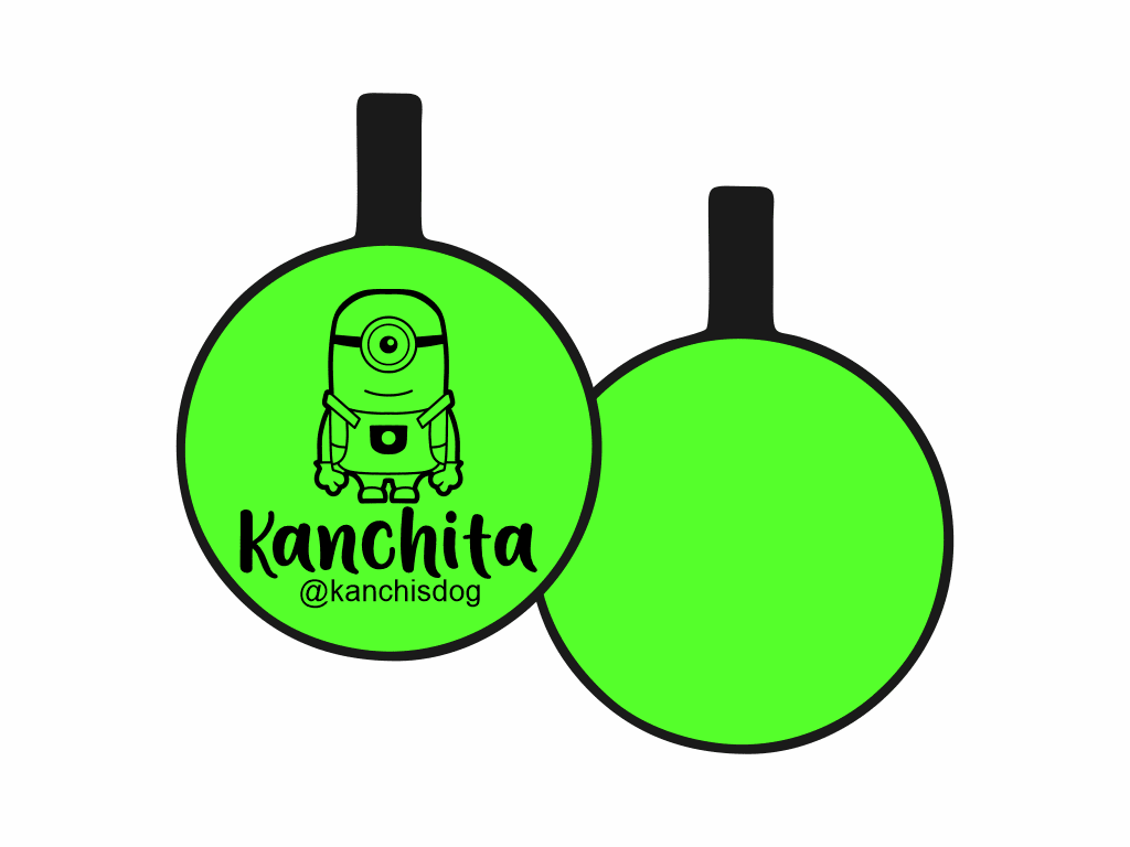 PLACA DE IDENTIFICACIÓN CIRCULO - MININ PHIL8