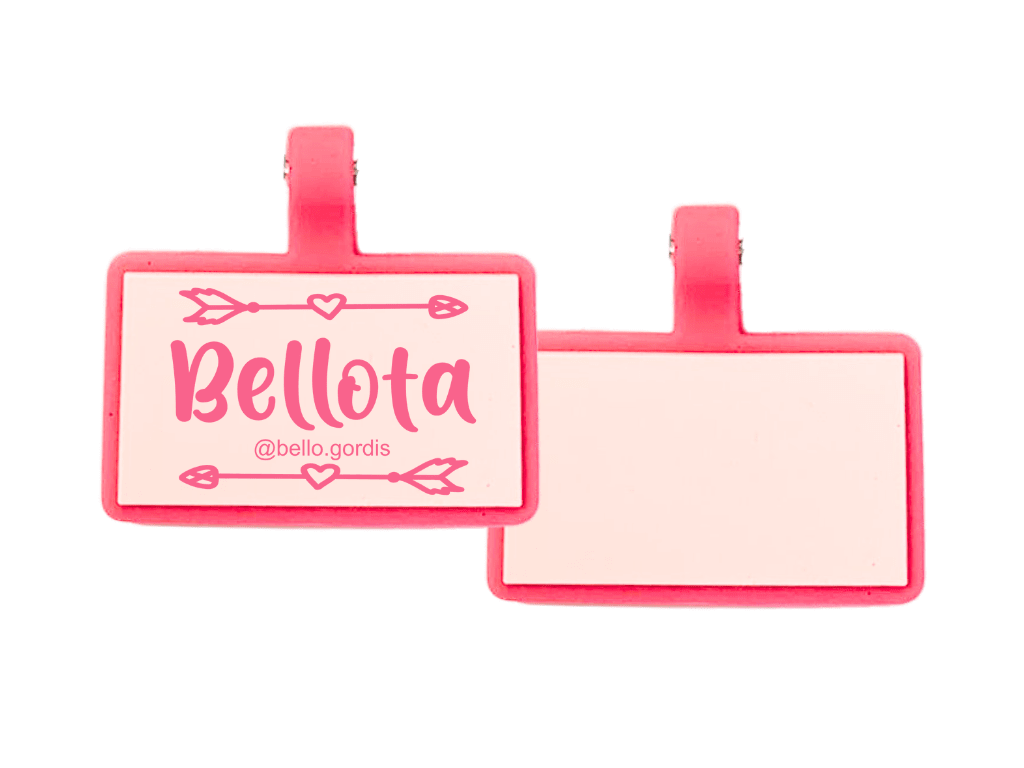 PLACA DE IDENTIFICACIÓN RECTÁNGULO - FLECHAS10