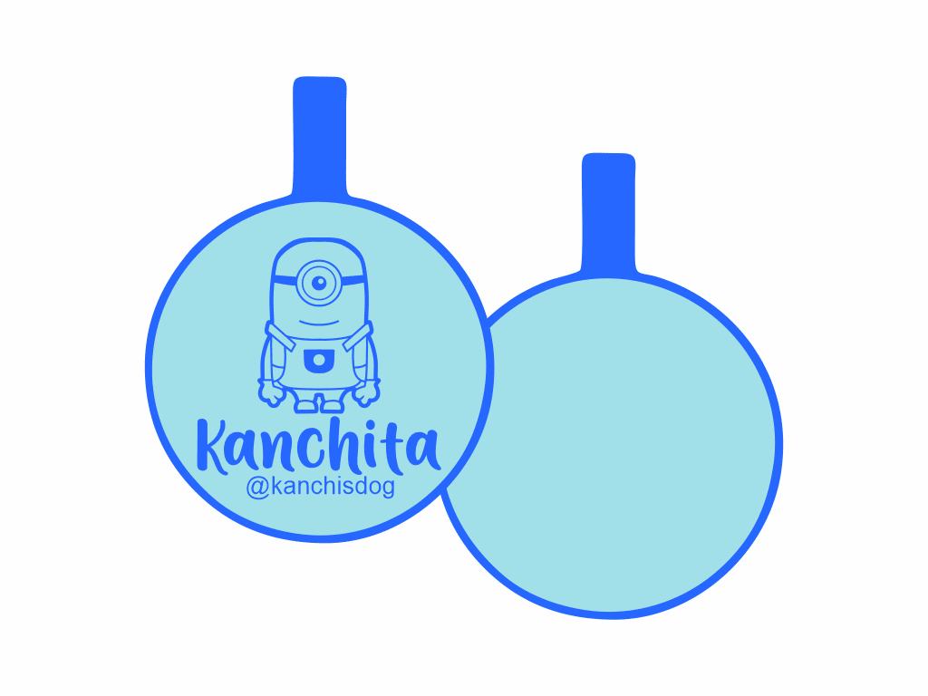 PLACA DE IDENTIFICACIÓN CIRCULO - MININ PHIL14