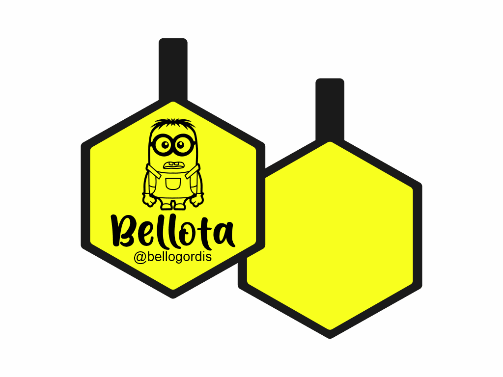 PLACA DE IDENTIFICACIÓN HEXÁGONO - CARL7