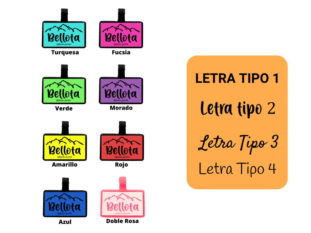 PLACA DE IDENTIFICACIÓN RECTÁNGULO - MONTAÑAS2