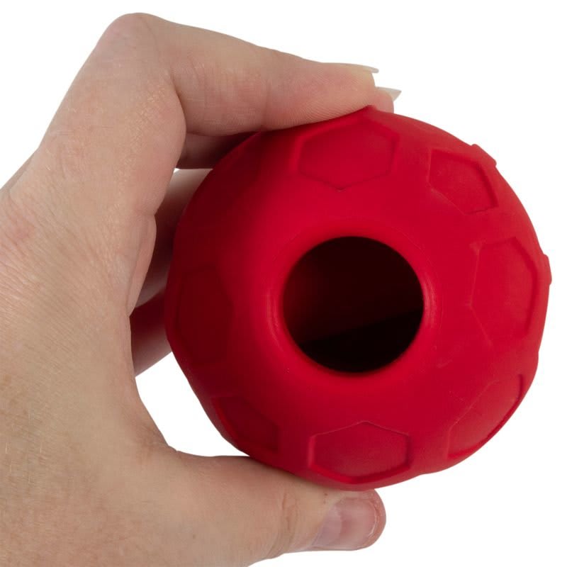 JW TUMBLE TEEZ TREAT TOY MEDIUM RED5