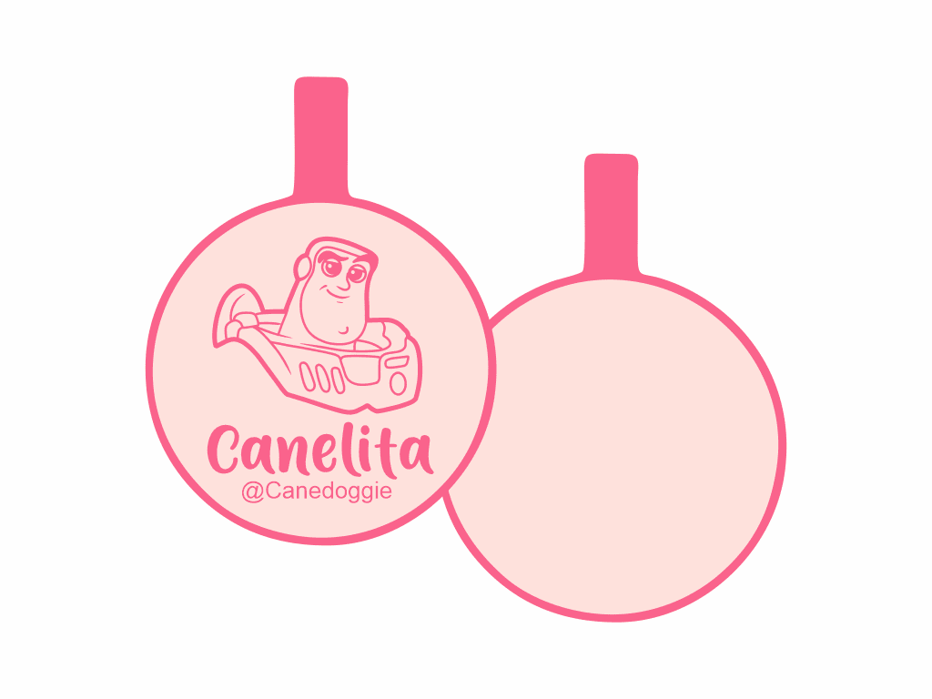 PLACA DE IDENTIFICACIÓN CIRCULO - BUZZ LIGHTYEAR13