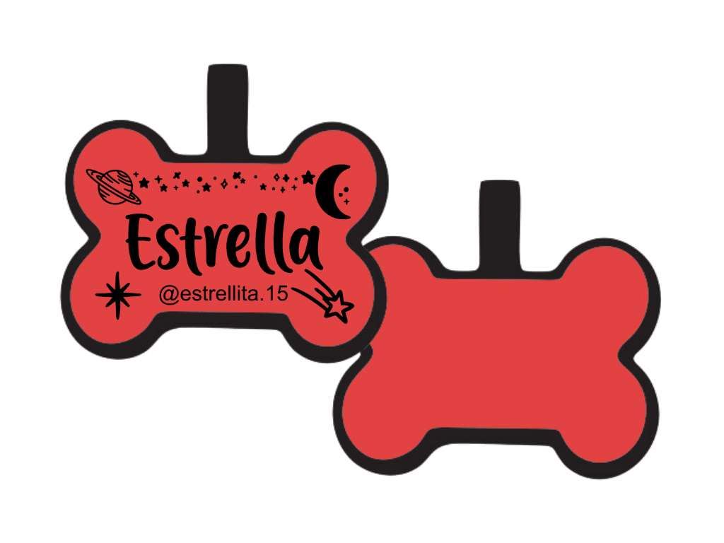 PLACA DE IDENTIFICACIÓN HUESO - ESTRELLA FUGAZ11