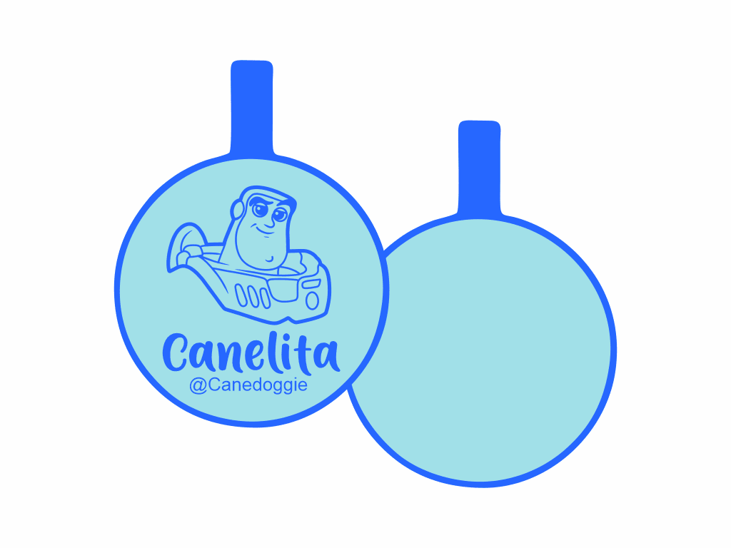 PLACA DE IDENTIFICACIÓN CIRCULO - BUZZ LIGHTYEAR14