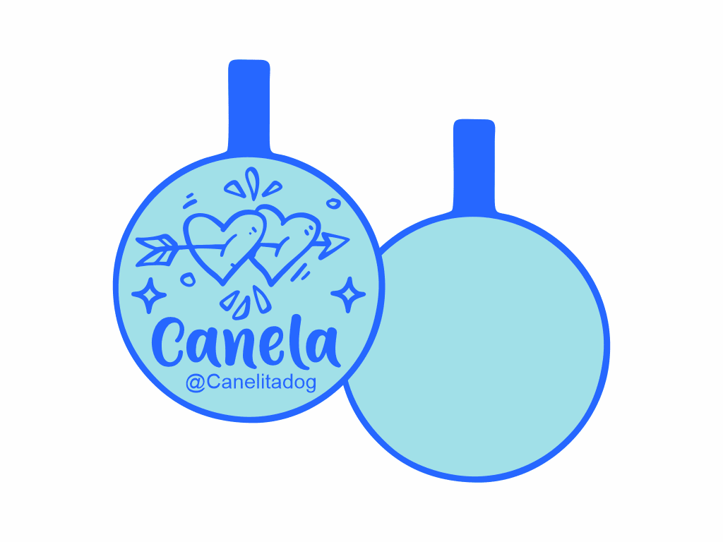 PLACA DE IDENTIFICACIÓN CIRCULO - FLECHADOS14