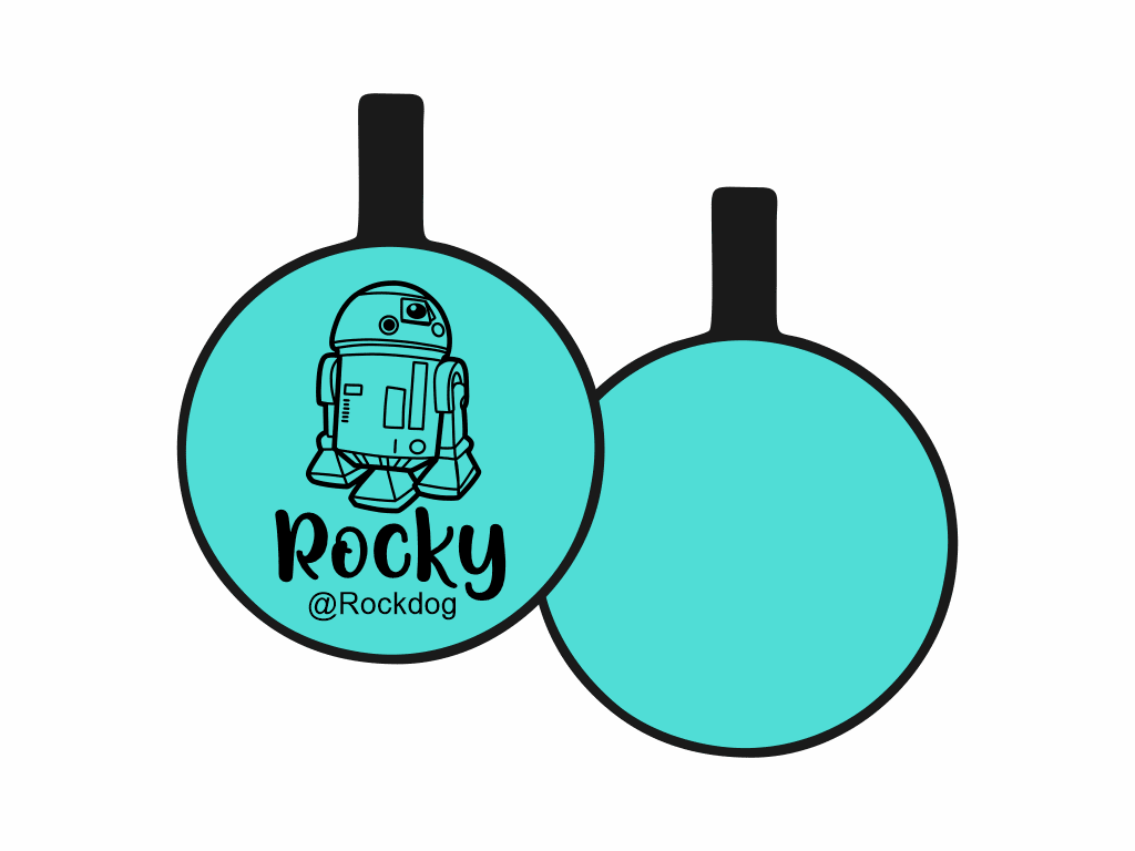 PLACA DE IDENTIFICACIÓN CIRCULO - R2D24