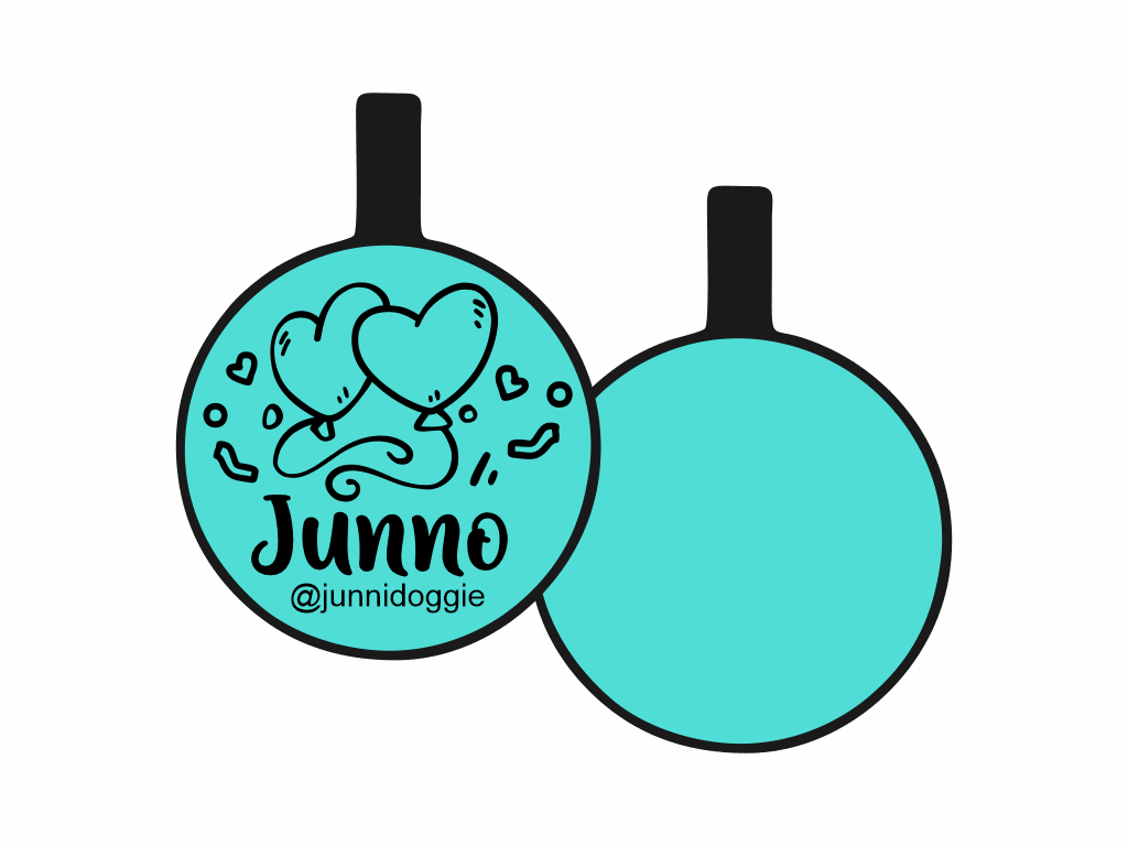 PLACA DE IDENTIFICACIÓN CIRCULO - GLOBOS DE AMOR4