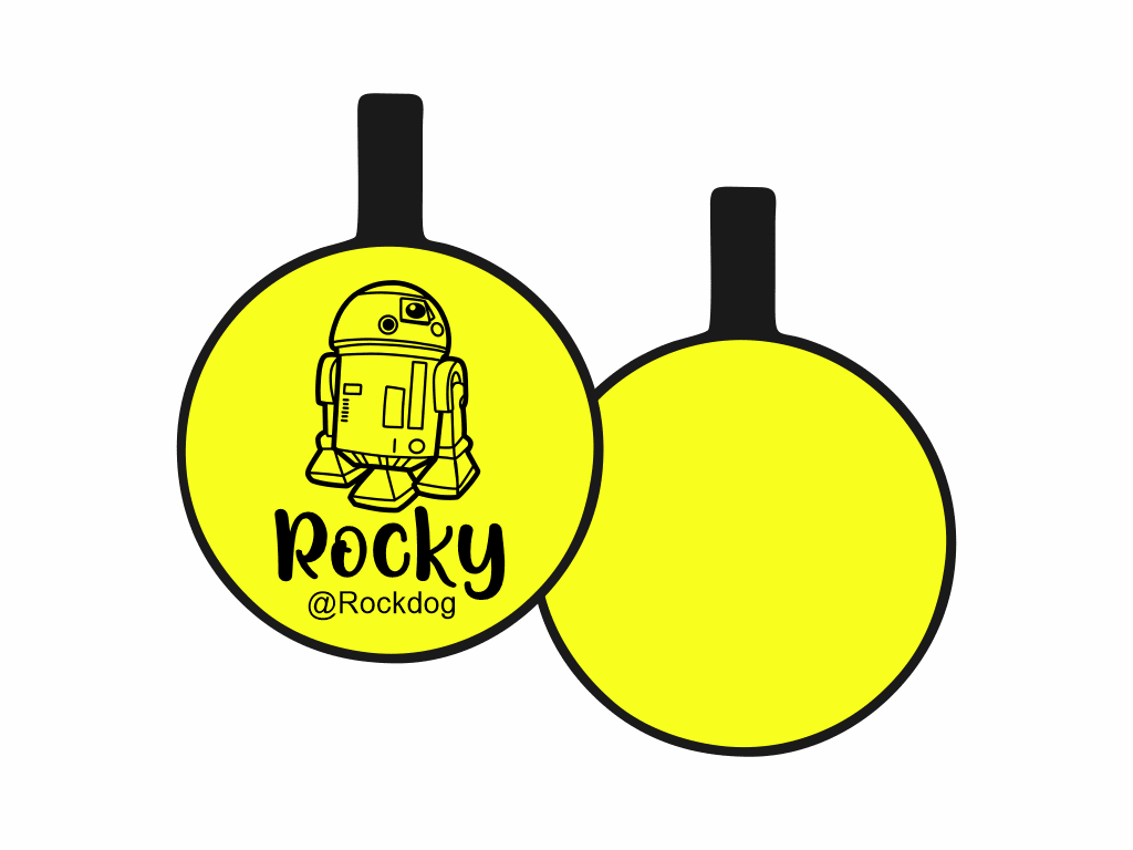 PLACA DE IDENTIFICACIÓN CIRCULO - R2D27