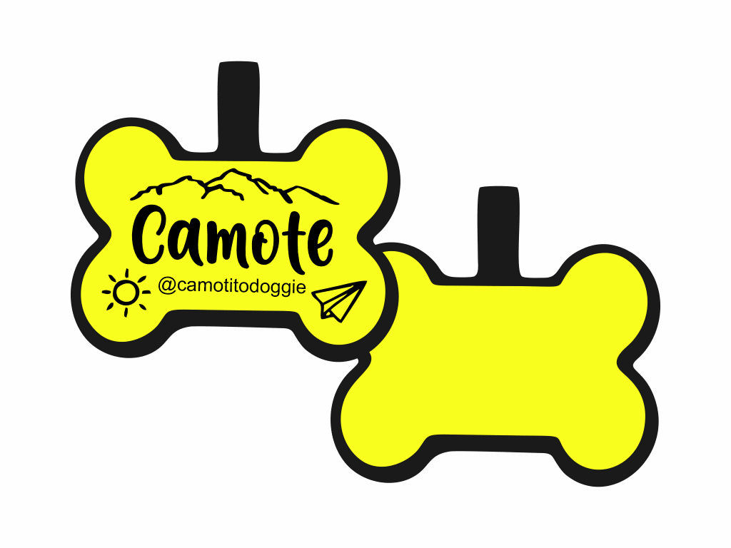 PLACA DE IDENTIFICACIÓN HUESO - AVENTURA7