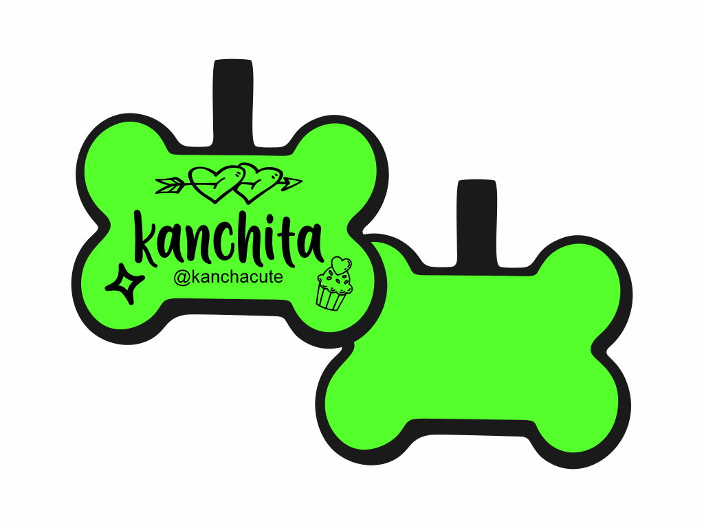 PLACA DE IDENTIFICACIÓN HUESO - FLECHADOS7