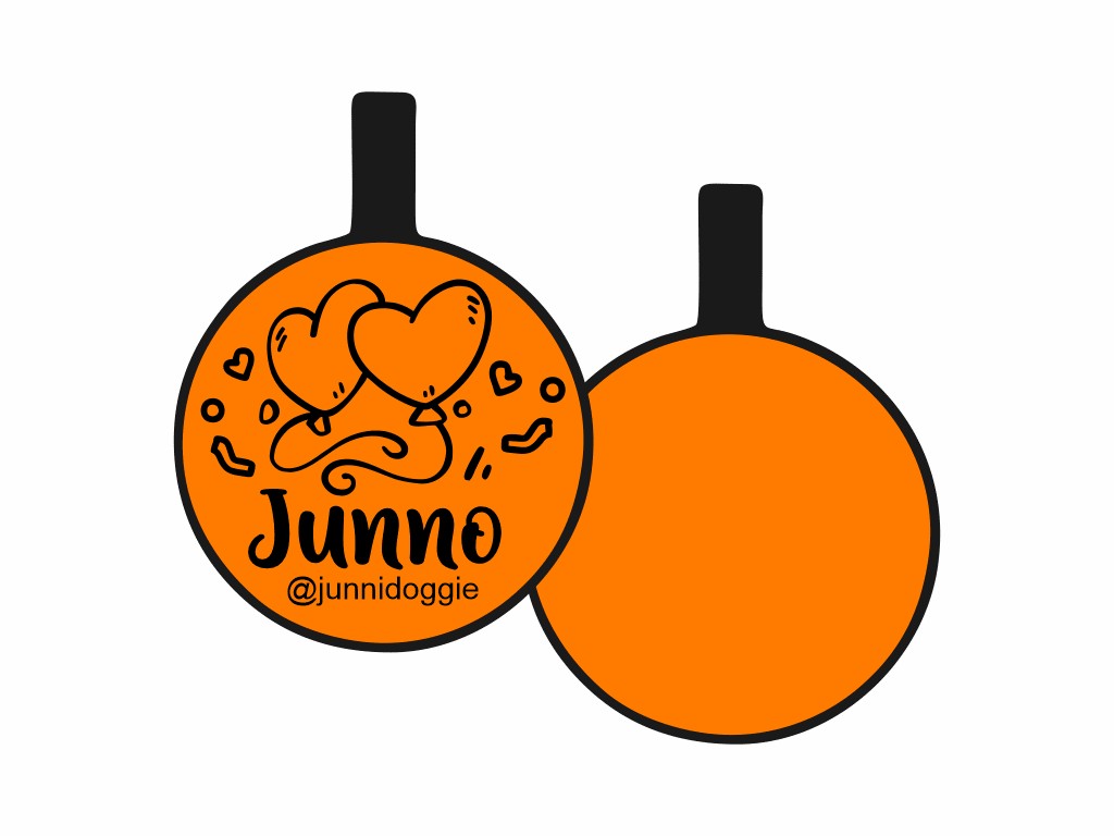 PLACA DE IDENTIFICACIÓN CIRCULO - GLOBOS DE AMOR9