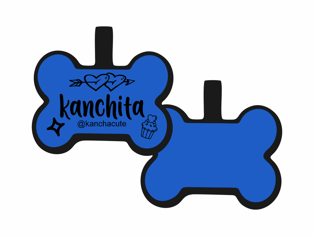 PLACA DE IDENTIFICACIÓN HUESO - FLECHADOS10